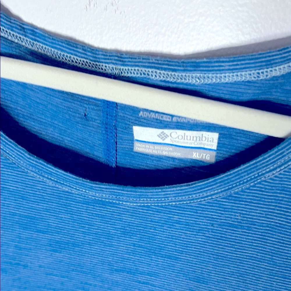 COLUMBIA Women's Blue Tank Quick-dry Top with Omni-wick SZ XL - Picture 2 of 7